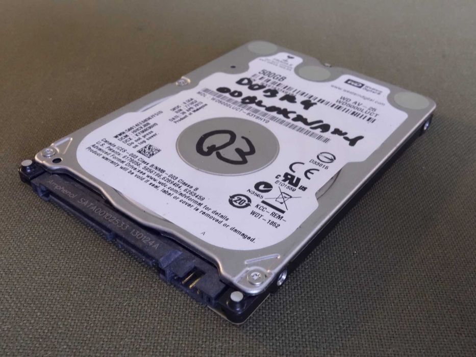 Dysk twardy 500 GB 2,5" Western Digital WD50000LUCT - używany sprawny