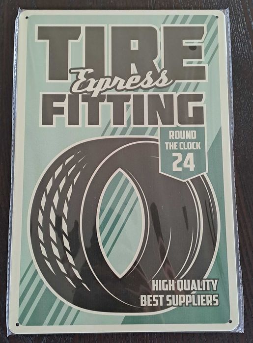 7 Placas Vintage Metalicas Decorativas 20 cm x 30 cm