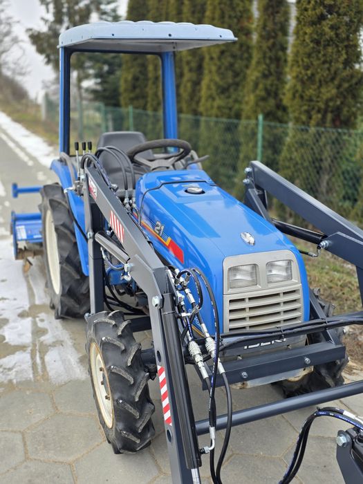 Traktorek ISEKI sial 21KM ladowacz glebogryzarka REWERS