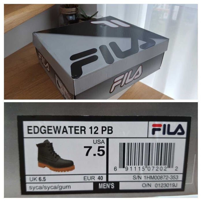 Черевики Fila Edgewater 12 PB Sycamore Red/Gum (EUR 40)