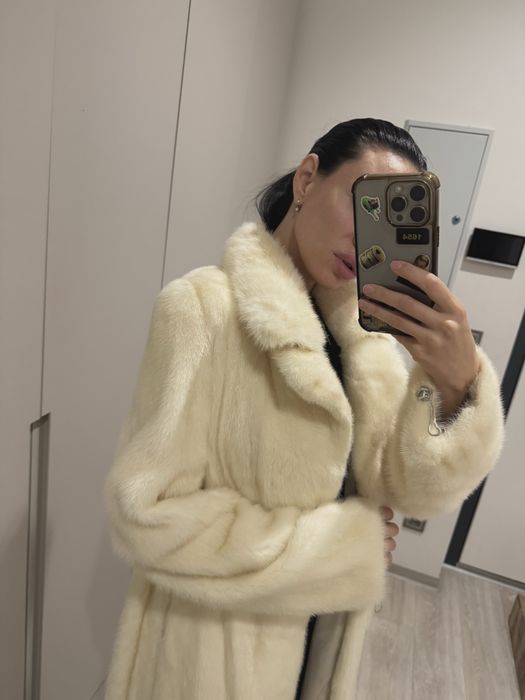 Норковая шуба длинная