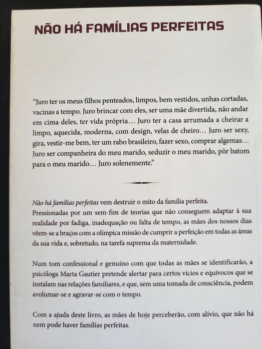 Não há famílias perfeitas  - Marta Gautier