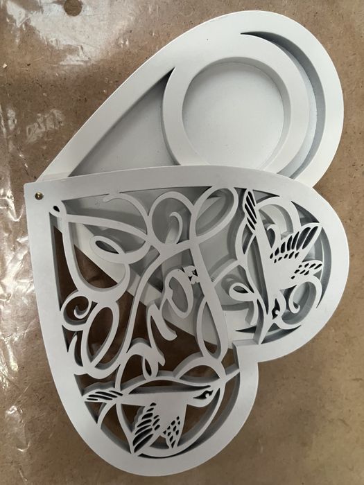 Весільна дерев'яна шкатулка для кілець