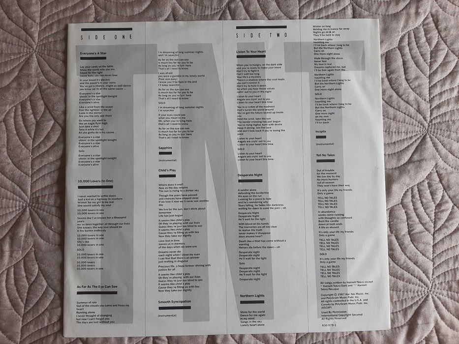 TNT - Tell No Tales - Europa - Vinil LP