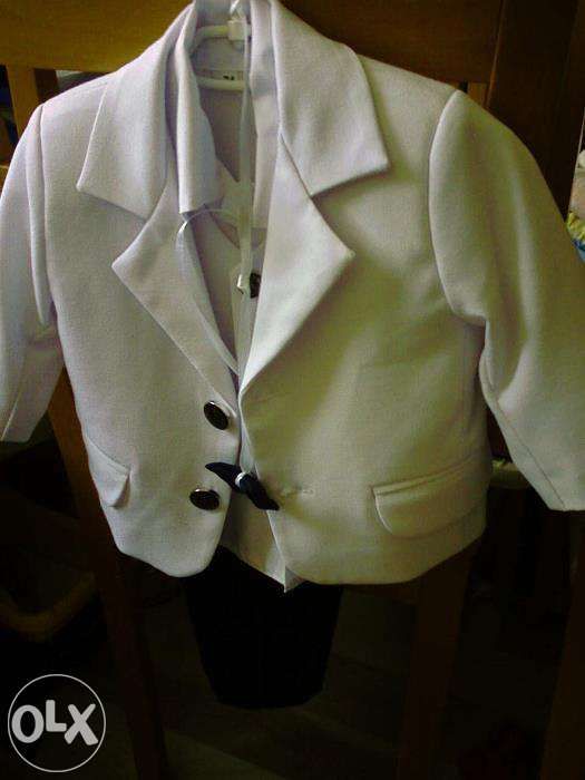 Sprzedam komplet na chrzest dla chłopca roz. 74