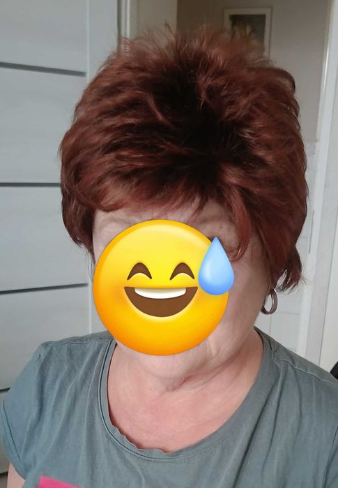 Peruka damska brązowa