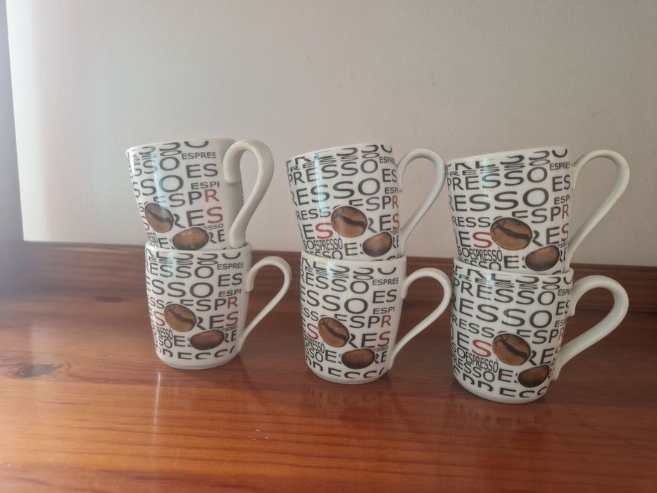 Chávenas de café