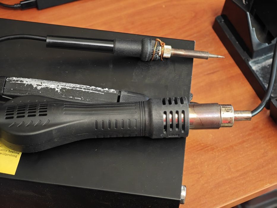 Паяльная станция EXtools 909D+ 4in1 ( паяльник + фен + тестер + USB ...