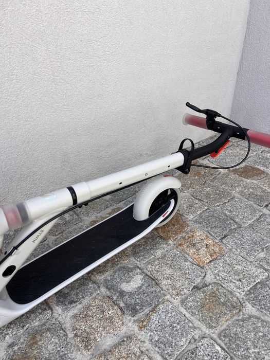 Trotinete de criança m900 cizento lunar/toque vermelho