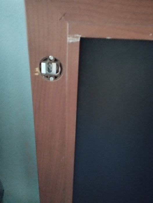 Klasyczne lustro w brązowej ramie - meble BRW