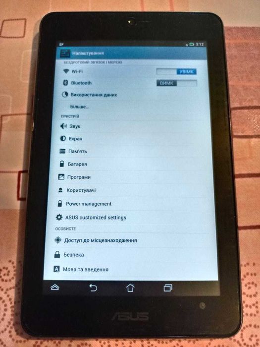 Планшет ASUS Memo Pad HD7, Model: K00B(ME173X), б.у.