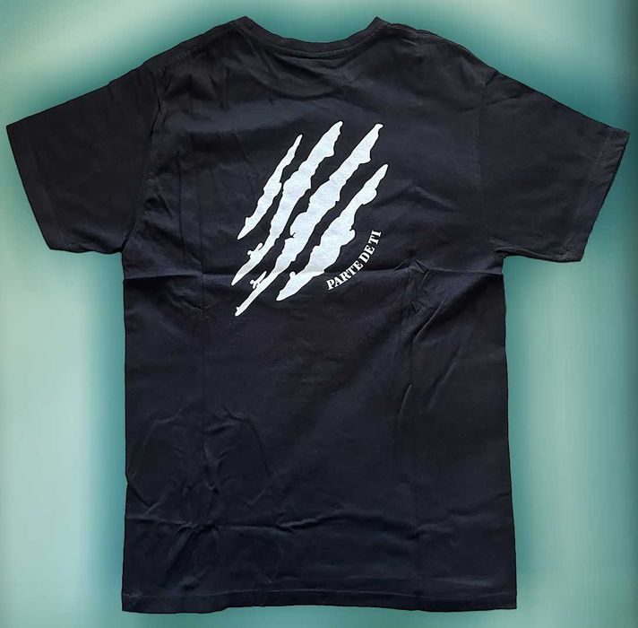 T-Shirt Lista P, Preta, Nova