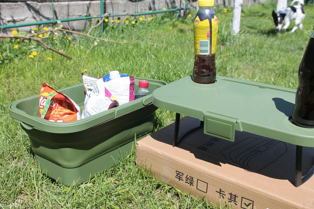 Практичний та складний кошик для пікніка