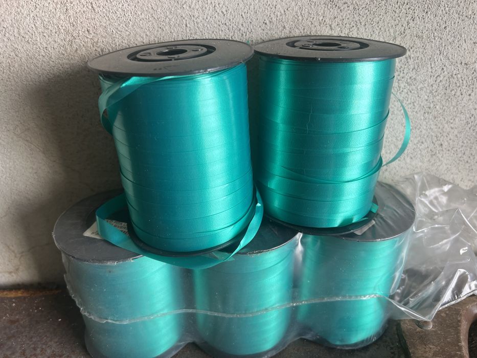 Fita  de decoração verde