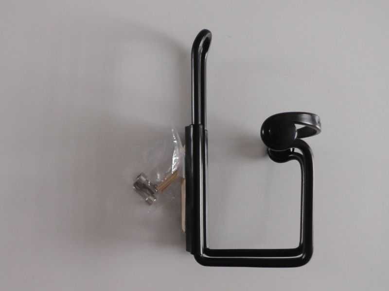 Uchwyt na bidon aluminiowy 7,5cm czarny