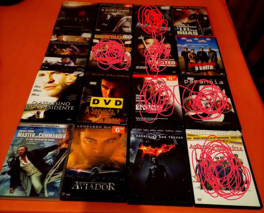 vendo  dvds usados eis aluguer