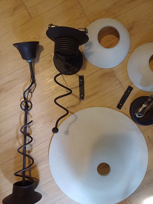 Candeeiro teto e 2 apliques