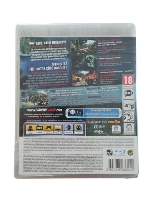 Far Cry 3 PS3 gra na PlayStation 3 pudełko okładka płyta oryginał