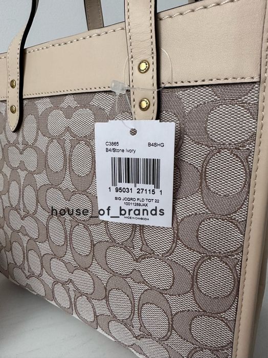 COACH Field Tote 22 Жіноча сумка оригінал женская сумка коуч шопер