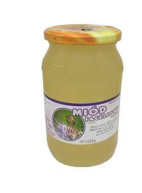 Miód nektarowy Faceliowy 1,2 KG z Lubuskiego