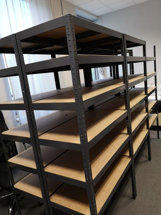 Regał Zatrzaskowy Grafitowy 180x90x45 5P/265kg