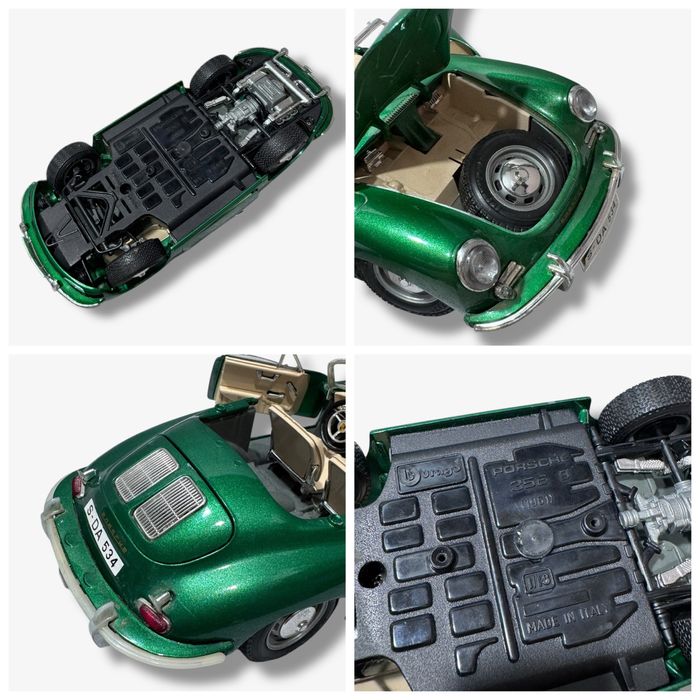 Miniatura Porsche 356B Cabriolet Verde (1961)