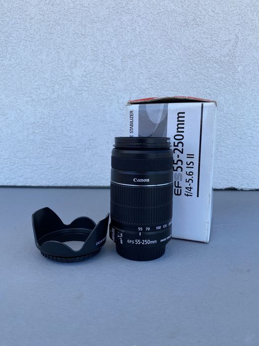 Objectiva Canon EFS 55-250 f/4-5.6 IS II