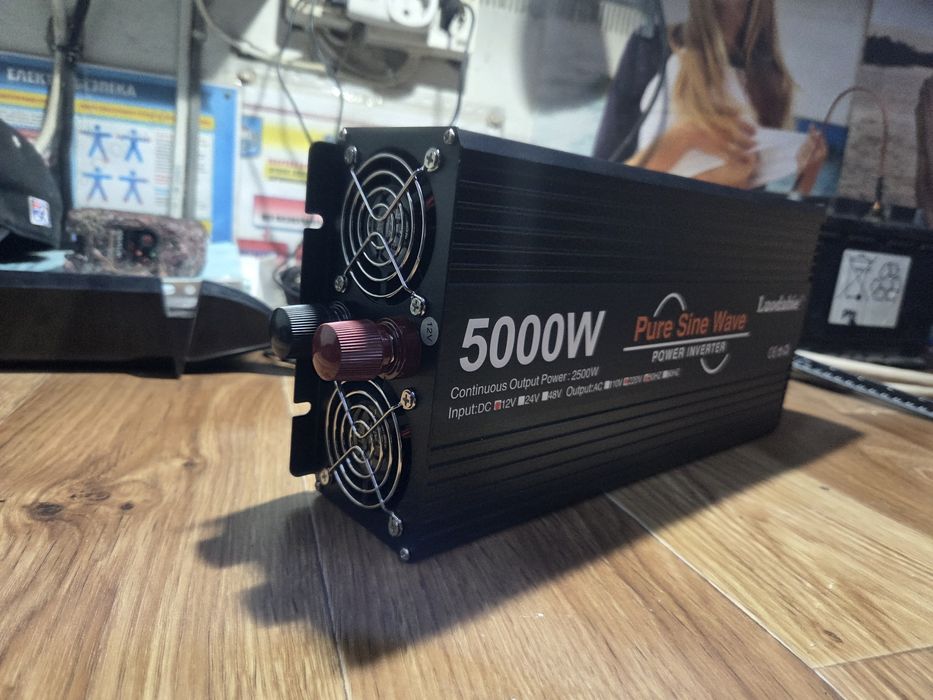 Для скважени! 5000 Вт 12/220 
Чистий Синус! (Інвертор)