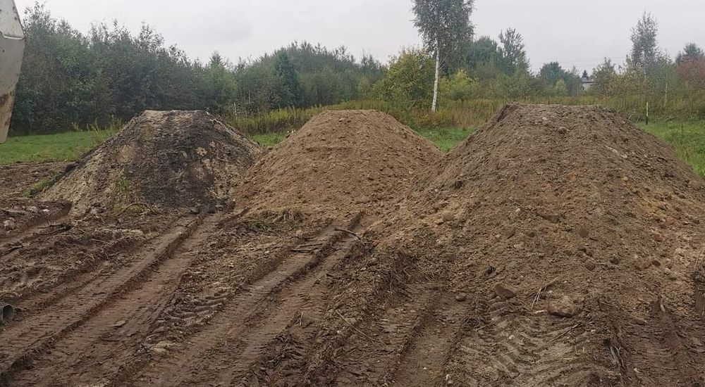Ziemia Gruz Piach na podniesienie podwyższenie utwardzenie terenu