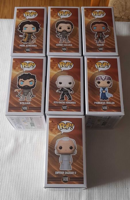 Funko POP Dune II komplet 7 figurek
