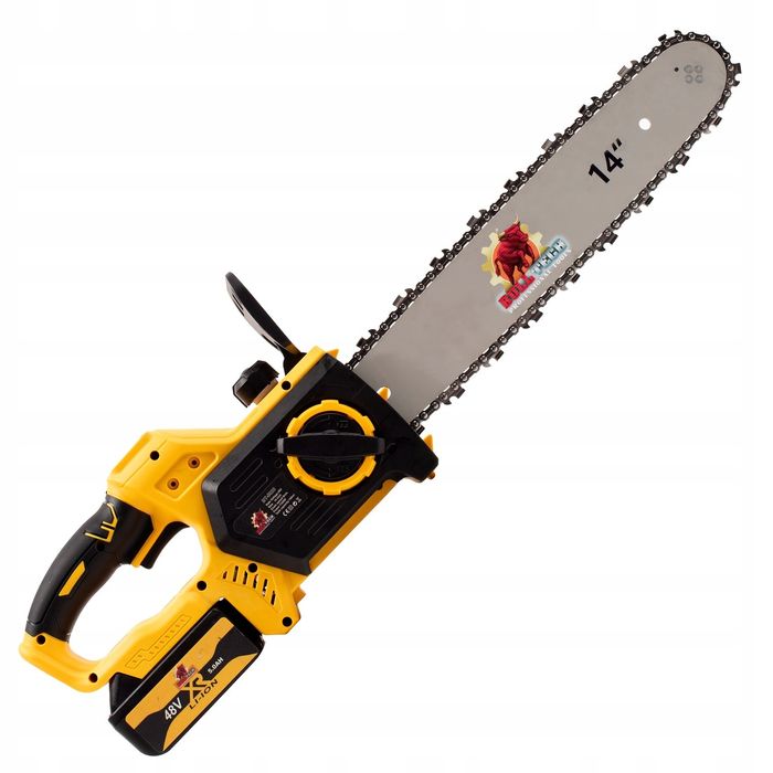 Nowa Piła łańcuchowa akumulatorowa duża 14" 2x 5Ah 48V