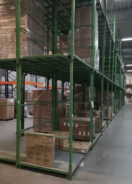 Regał mobilny piętrowany sztaplowany magazynowy Mobilrack Box