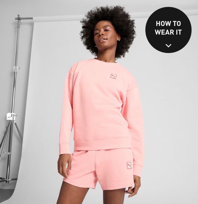 Костюм з шортами і світшотом Puma оригінал