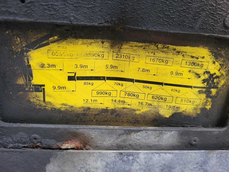 man tga  z dzwigiem  hds panfinger pk 16000