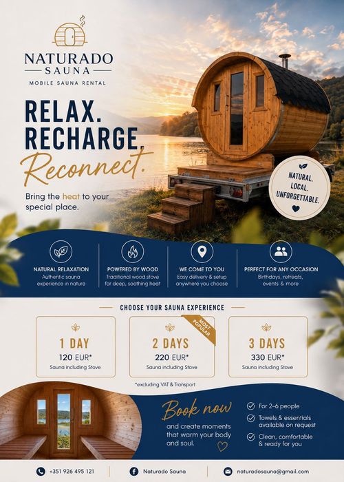 Naturado Mobile Sauna Rental - Private Saune Experience