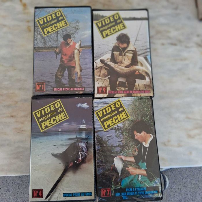 video de pesca (VHS) originais