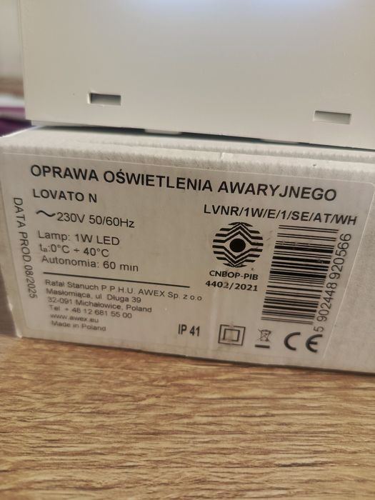 Sprzedam oprawy oświetlenia awaryjnego jak na zdjęciu