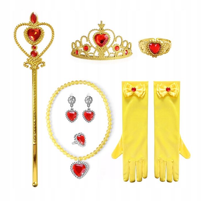 Strój księżniczka bella królewna piękna