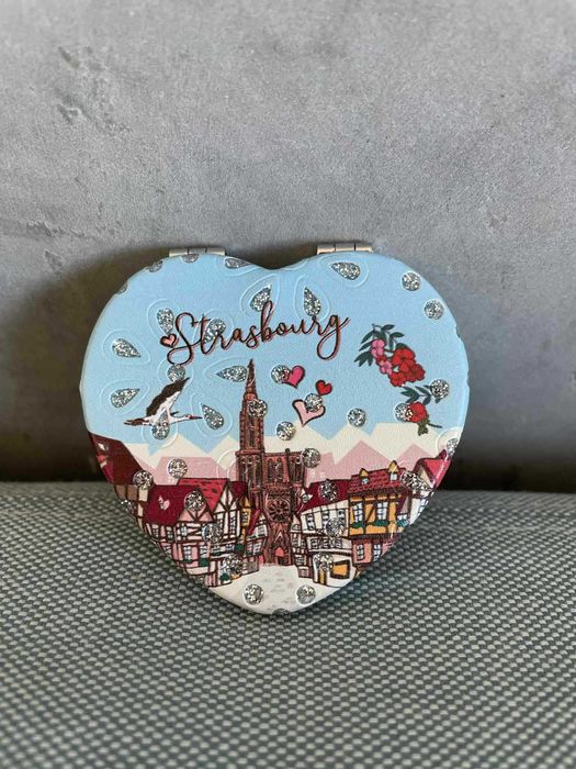 Lusterko ozdobne Strasbourg, lusterko serduszko Strasburg