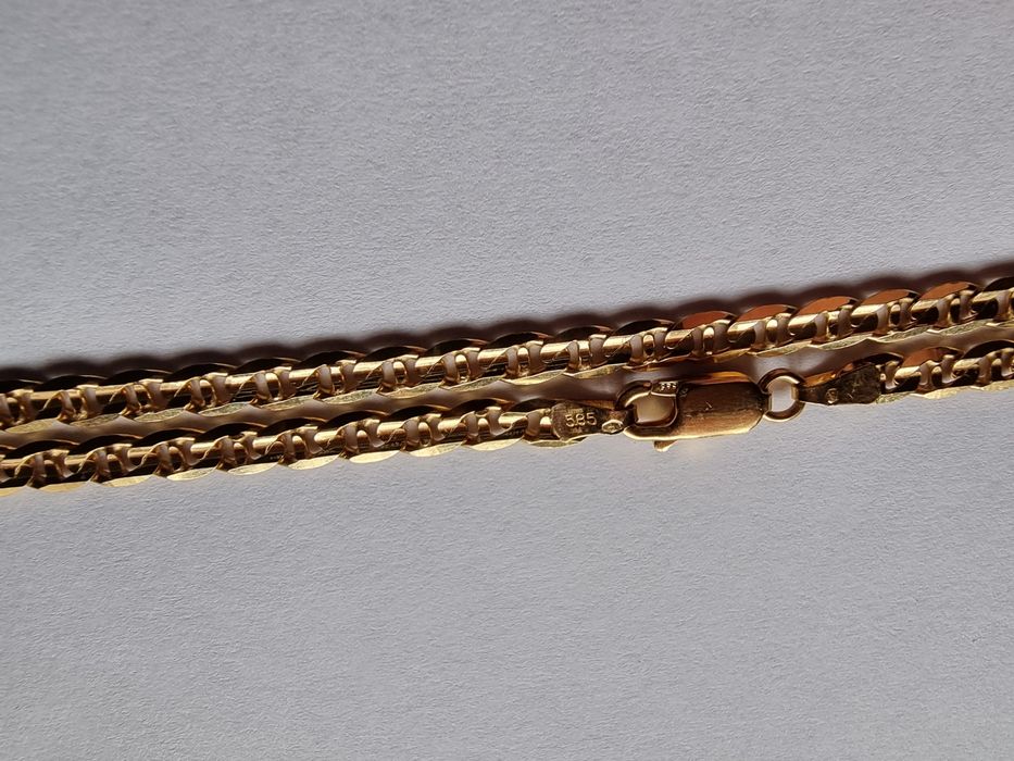 Złoty łańcuszek Splot gucci 8g Nowy 585 14k 55 cm 260 zł/g