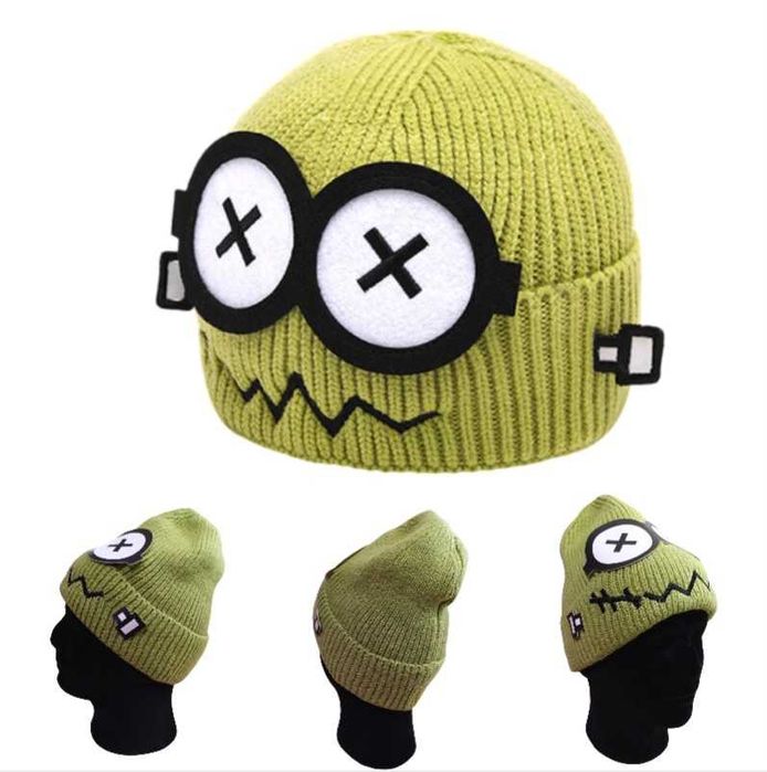 super słodka i wysokiej jakości, zabawna czapka z motywem robota