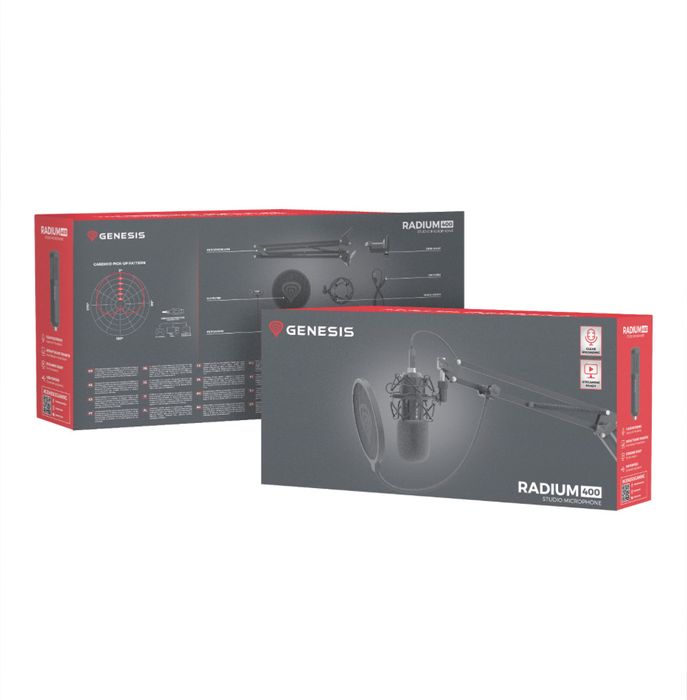 Mikrofon GENESIS Radium 400 Kardioidalny