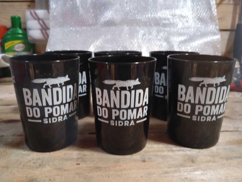 Copos bandida do pomar x14