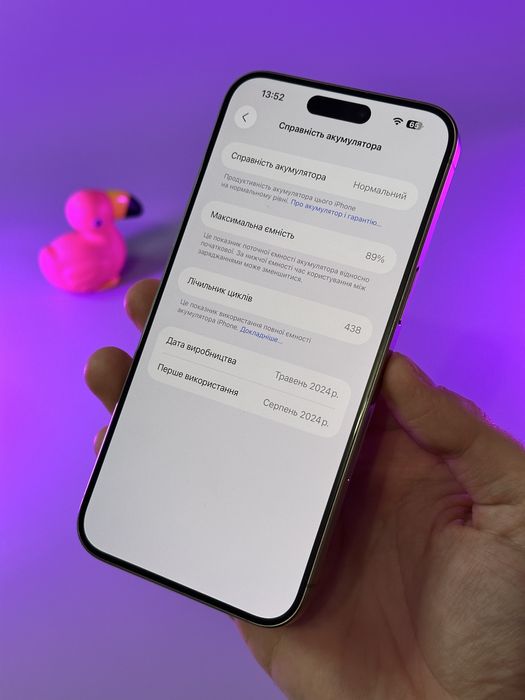 ІДЕАЛ iPhone 15 pro max 256gb/512gb  89%  95%  без ремонтів гарантія