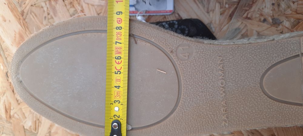 Klapki na platformie Zara 41