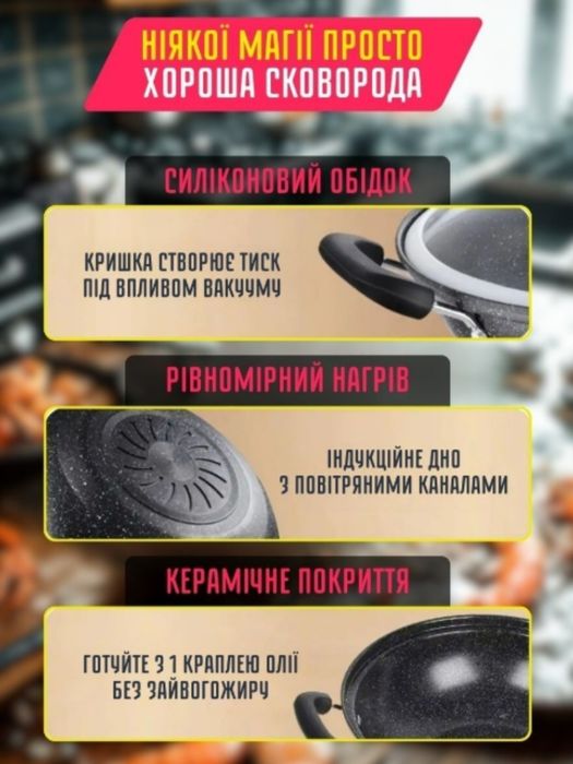 Казан-сковорода Wok