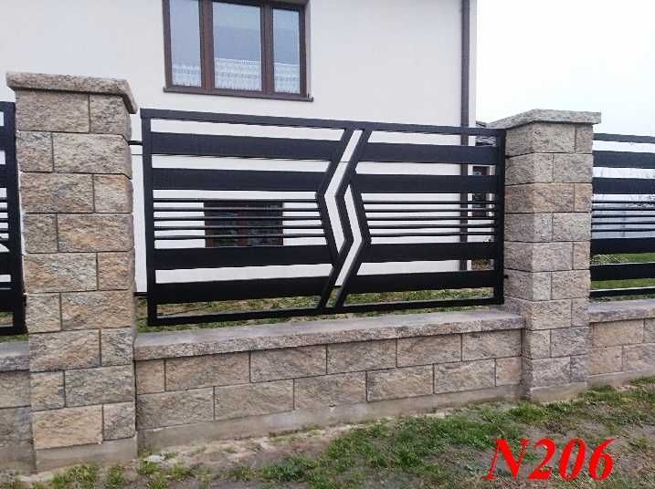 Ogrodzenie Palisadowe Metalowe Żaluzja  Bramy Balustrady Altany Montaż