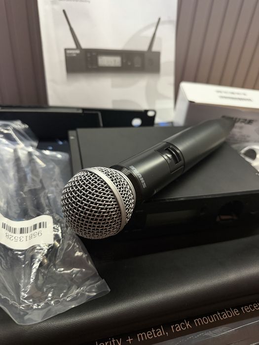 Shure GLX-D mikrofony bezprzedowodowe mikrofon  – SM58 / Beta 58A rack
