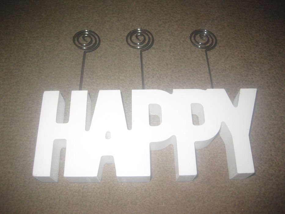 Artigo de Decoração "Happy" Impecável!