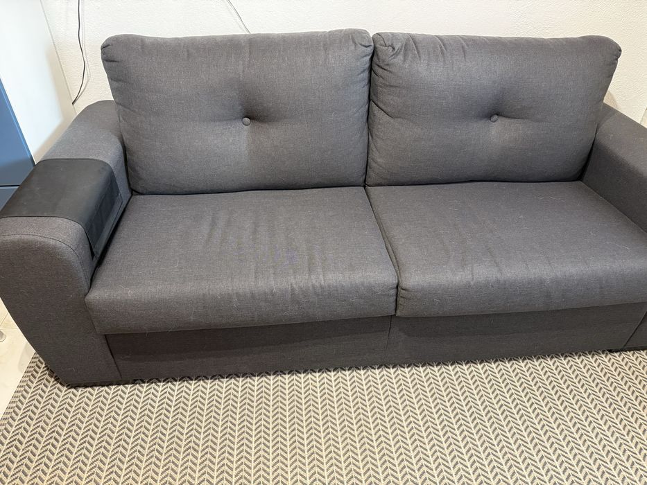 Sofa 2 lugares cinzento